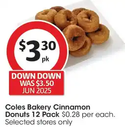 Coles Coles Bakery Cinnamon Donuts offer
