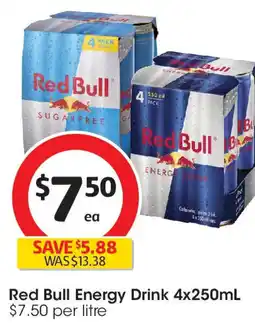 Coles Red Bull Energy Drink offer