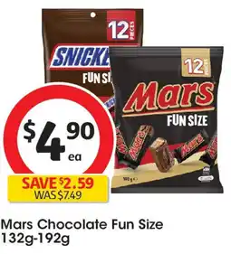 Coles Mars Chocolate Fun Size offer