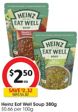 Coles Heinz Eat Well Soup offer