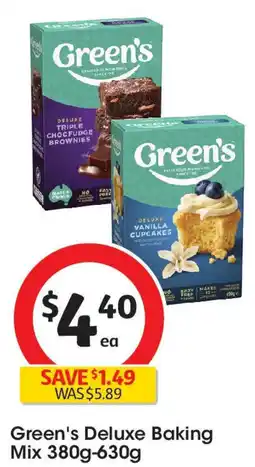 Coles Green's Deluxe Baking Mix offer