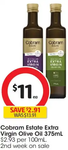 Coles Cobram Estate Extra Virgin Olive Oil offer