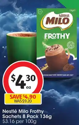 Coles Nestlé Milo Frothy offer