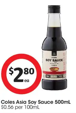 Coles Coles Asia Soy Sauce offer