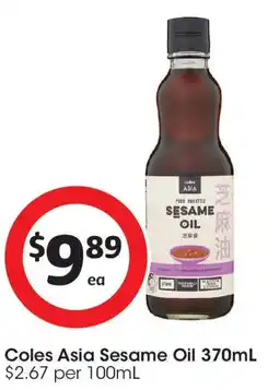 Coles Coles Asia Sesame Oil offer