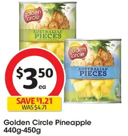 Coles Golden Circle Pineapple offer