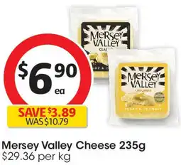 Coles Mersey Valley Cheese offer