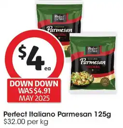 Coles Perfect Italiano Parmesan offer