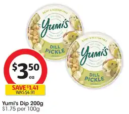 Coles Yumi's Dip offer