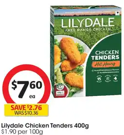 Coles Lilydale Chicken Tenders offer