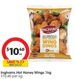 Coles Inghams Hot Honey Wings offer