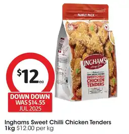 Coles Inghams Sweet Chilli Chicken Tenders offer