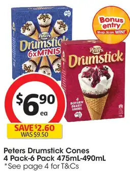Coles Peters Drumstick Cones offer