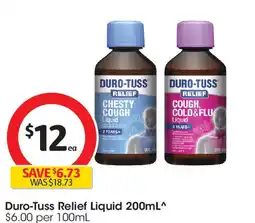 Coles Duro-Tuss Relief Liquid offer