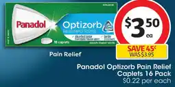 Coles Panadol Optizorb Pain Relief offer