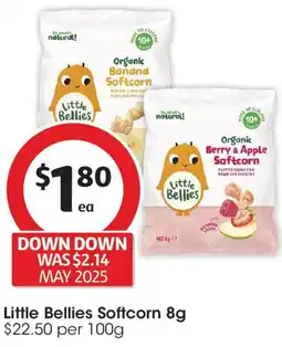 Coles Little Bellies Softcorn offer