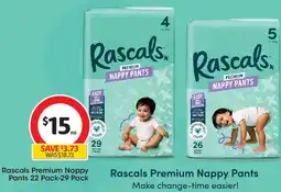 Coles Rascals Premium Nappy Pants offer
