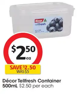 Coles Décor Tellfresh Container offer