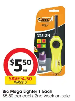 Coles Bic Mega Lighter 1 Each offer