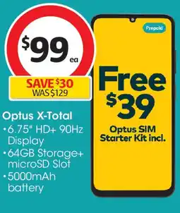 Coles Optus X-Total offer