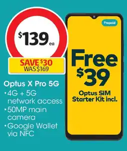 Coles Optus X Pro 5G offer