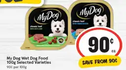 IGA My Dog Wet Dog Food offer