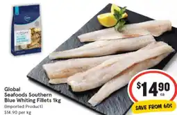 IGA Global seafoods southern blue whiting fillets (imported product) offer