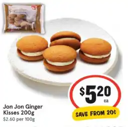 IGA Jon Jon Ginger Kisses offer