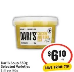 IGA Dari's Soup offer