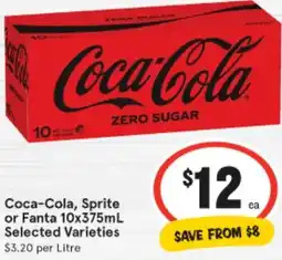 IGA Coca-Cola, Sprite or Fanta offer