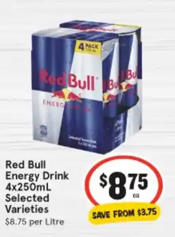 IGA Red Bull Energy Drink offer