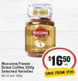 IGA Moccona Freeze Dried Coffee offer