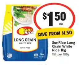 IGA SunRice Long Grain White Rice offer