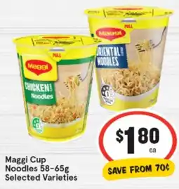 IGA Maggi Cup Noodles offer