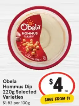 IGA Obela Hommus Dip offer