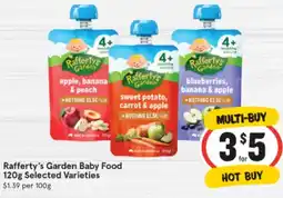 IGA Rafferty's Garden Baby Food offer