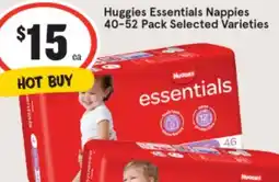 IGA Huggies Essentials Nappies offer