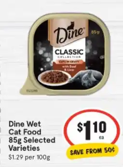 IGA Dine Wet Cat Food offer