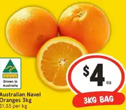 IGA Australian Navel Oranges offer