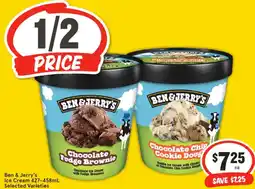 IGA Ben & Jerry's Ice Cream offer