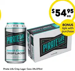 Drakes Pirate Life Crisp Lager Cans offer