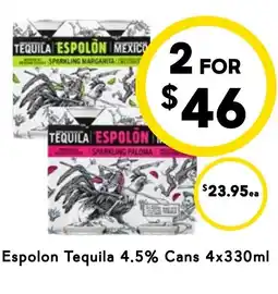 Drakes Espolon Tequila offer