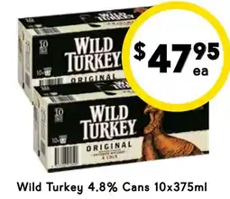 Drakes Wild Turkey offer