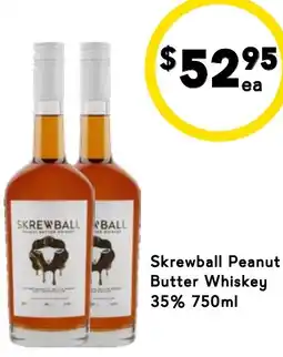 Drakes Skrewball Peanut Butter Whiskey offer