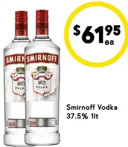 Drakes Smirnoff Vodka offer