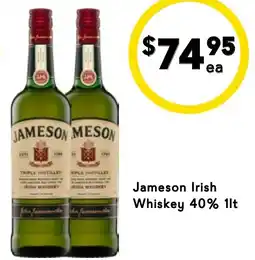 Drakes Jameson Irish Whiskey offer