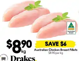 Drakes Australian Chicken Breast Fillets offer