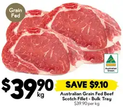 Drakes Australian Grain Fed Beef Scotch Fillet Bulk Tray offer