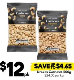 Drakes Drakes Cashews offer