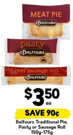 Drakes Balfours Traditional Pie Pasty or Sausage Roll offer
